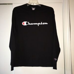 Men’s Champion Authentic Long Sleeve Tee Shirt -LG